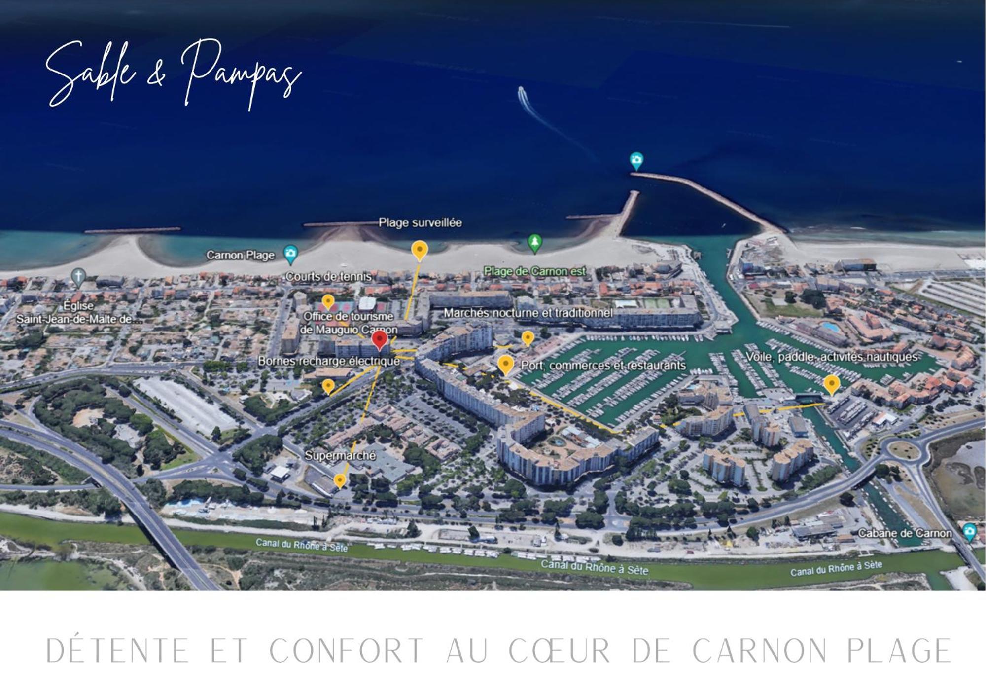 Sable & Pampas - Meuble De Tourisme 5 Etoiles Apartment Carnon-Plage Exterior photo